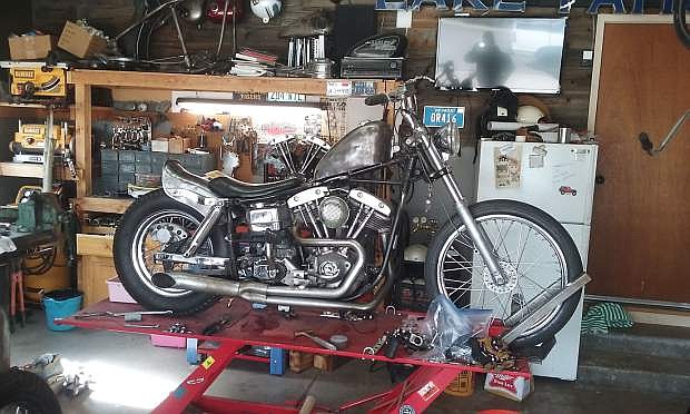 Cole MacDannald&#039;s senior project is rebuilding a 1979 Knucklehead Harley-Davidson.