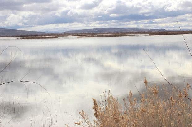 Harmon Reservoir east of Fallon is one of four reservoirs in the valley that has enough storage space for excess runoff if Lahontan Reservoir fills up.