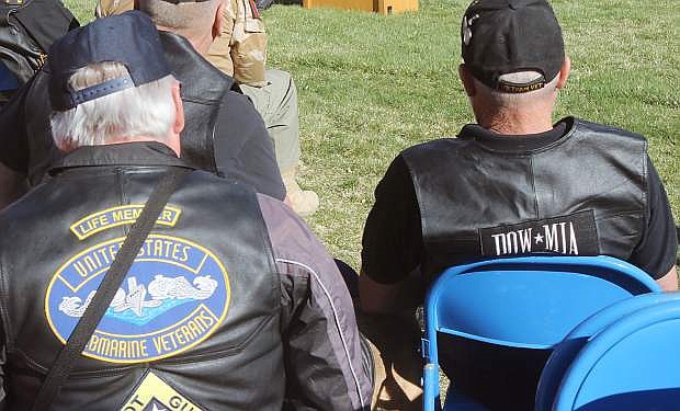 At the 2016 ceremony, many Vietnam veterans&#039; jackets had insignia to indicate their unit or Vietnam role.