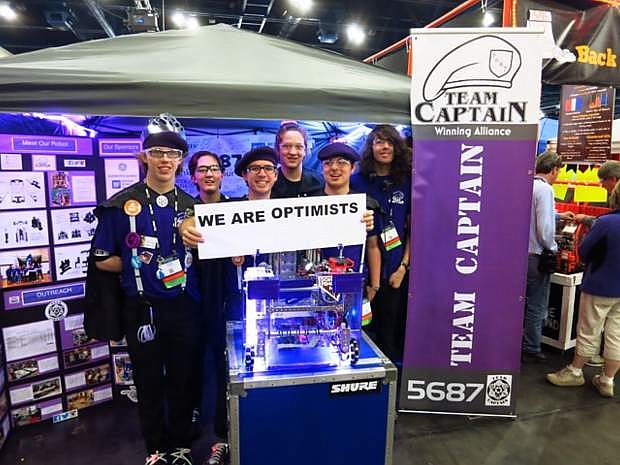 Representing Carson City at FIRST World Championships in Houston, Tex., Carson High School&#039;s FIRST robotics team, Team Captain, competed against 36 other countries.