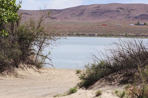 Lahontan Reservoir is receiving more water from the Carson River.