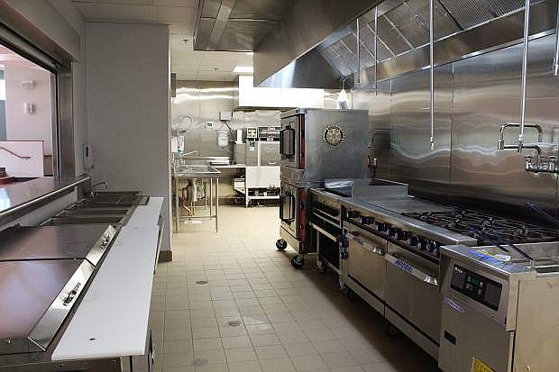 The new senior center includes a spacious kitchen with top-of-the-line features.