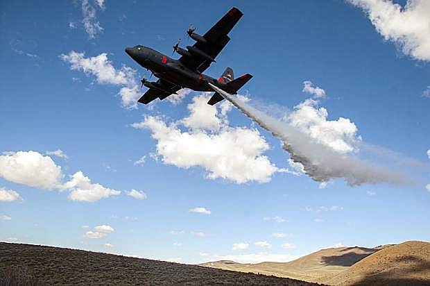 Nevada Air National Guard is deploying a C-130 aircraft to help firefighting efforts in central California.