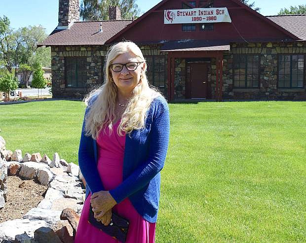 Bobbi Rahder is the first museum director at Stewart Indian School and will help develop the cultural center and museum at the facility.