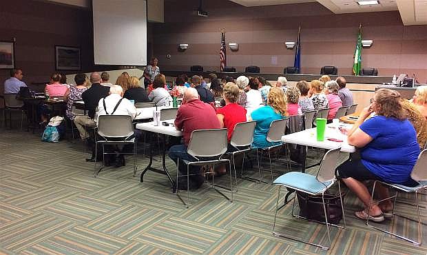 Over 50 people attended the workshop &quot;Sex Offenders: Keeping Children, Churches, Schools and Youth Service Organiations Safe&quot; that toook place in the Churchill County Commission Chambers.