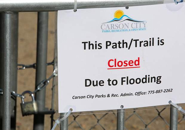 Many of the city&#039;s parks, recreation and open space trails were closed to the public due to flooding and hazards.