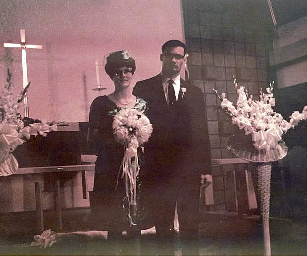 Sharon and Donald Yoho on their wedding day, Aug. 15, 1967.