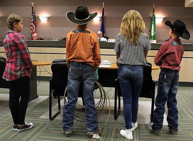 The Fallon Lions Club Junior Rodeo organizers brought inspiring youth to the meetin, during which the group requested county funding support for the upcoming rodeo over the Labor Day weekend.