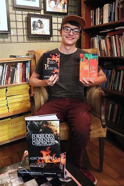 Alec John Belle, 20, has been publishing books since he was 16-years-old focusing on teenage mental health and sexuality.