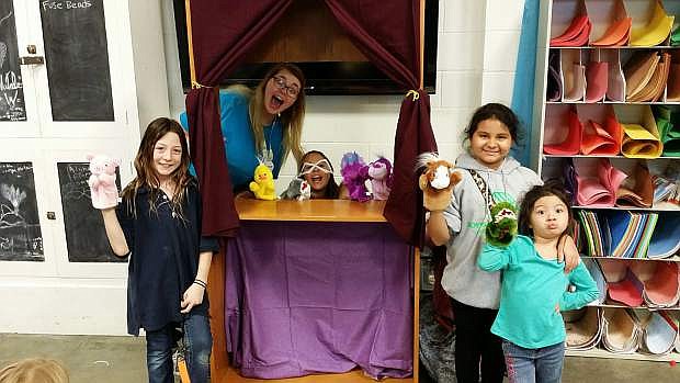 Puppet show from Lights On Afterschool 2016