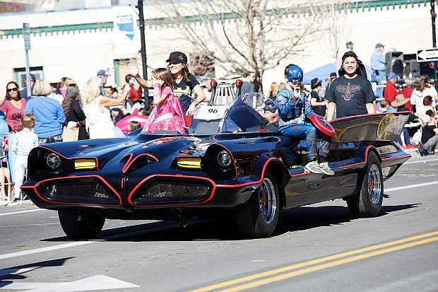The Batmobile is always a crowd favorite during the 2017 Nevada Day Parade, Carson City, NV