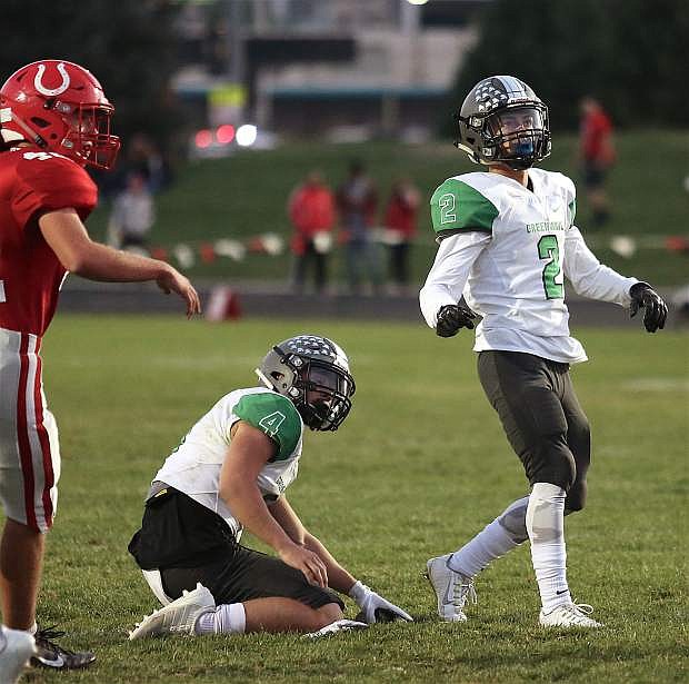 Fallon senior kicker Tallon Amezquita watches his PAT sail through the uprights against Wooster in September.