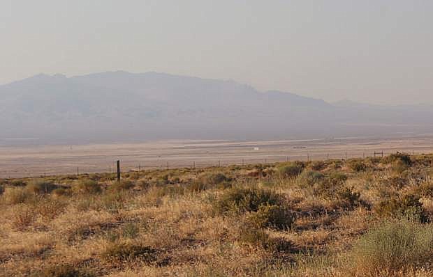 The Bureau of Land Management update commissioners at their last meeting of 2017 on fire restoration efforts at the Draw and Bravo 17 fires. The Draw Fire, shown here, burned more than 20, 000 acres 60 miles east of Fallon and north of Cold Springs.