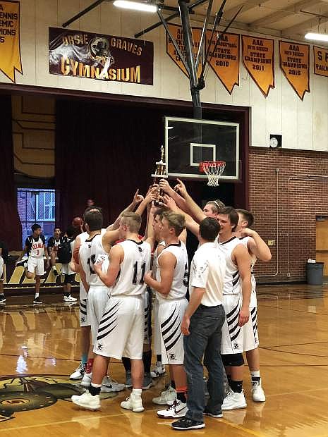 Sierra Lutheran placed third inthe small school division of the Rail City Classic at Sparks High.