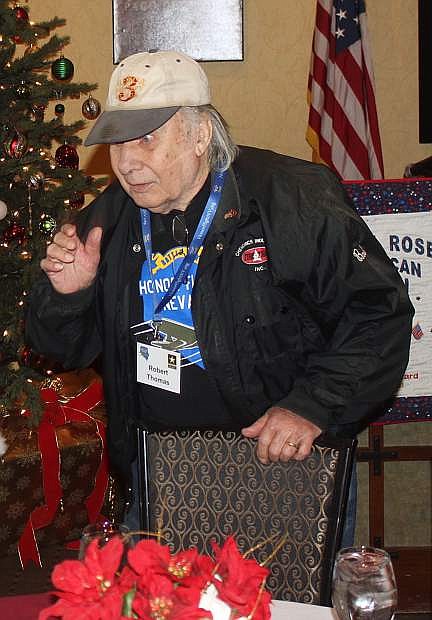 Robert Thomas who spent 13 months in Korea in the early 1950s, served in the U.S. Army.