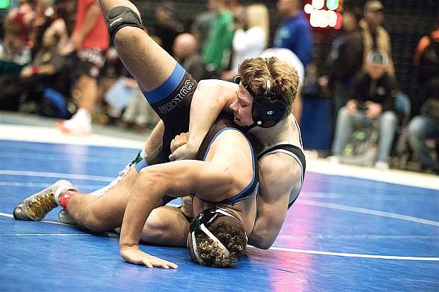 Fallon&#039;s Sean McCormick defeats Curtis&#039; Adrian St. Germain in the quarterfinals of the Reno Tournament of Champions on Saturday.