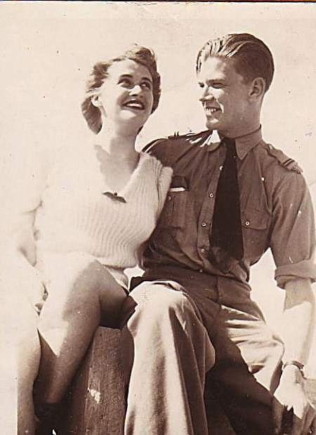 David and Kay Lacey after World War II.