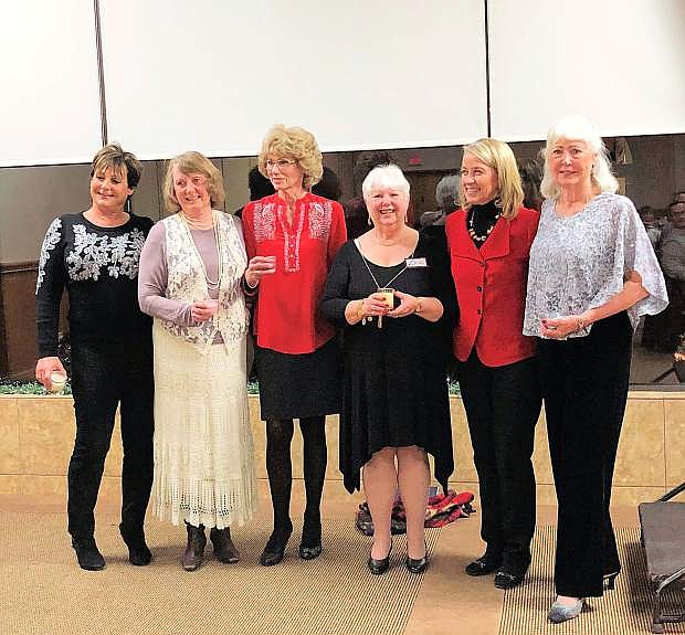 Nevada Secretary of State Barbara Cegavske helped install Carson City Republican Women officers for 2018.