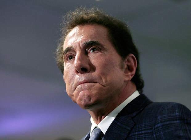 FILE - This March 15, 2016, file photo, shows casino mogul Steve Wynn at a news conference in Medford, Mass. Wynn Resorts is denying multiple allegations of sexual harassment and assault by its founder Steve Wynn, describing it as a smear campaign related to divorce proceedings from his ex-wife. The Wall Street Journal reported Friday, Jan. 26, 2018, that a number of women say they were harassed or assaulted by the casino mogul. Wynn denied the allegations personally in a printed statement. (AP Photo/Charles Krupa, File)