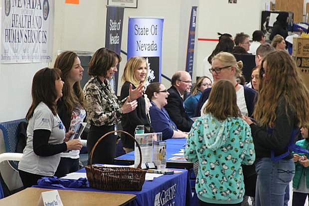 Career &amp; Technical Education Career Expo 2017 vendors and attendees. The 2018 Career Expo is Feb. 28 from 6 to 8 p.m. at Carson High School.