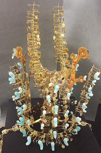 A replica of the Silla Crown, presented to the Nevada State Board of Oriental Medicine in 1974, is one of a number of Korean-related items going on display in the Nevada Stories Gallery of the Nevada State Museum starting Feb. 21 in honor of the 2018 Winter Olympics.