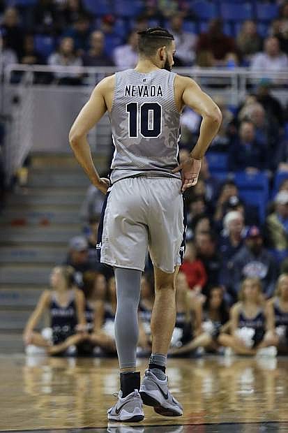 Nevada junior Caleb Martin, ruled out indefinitely earlier in the week, returned to the court on Saturday against San Diego State.