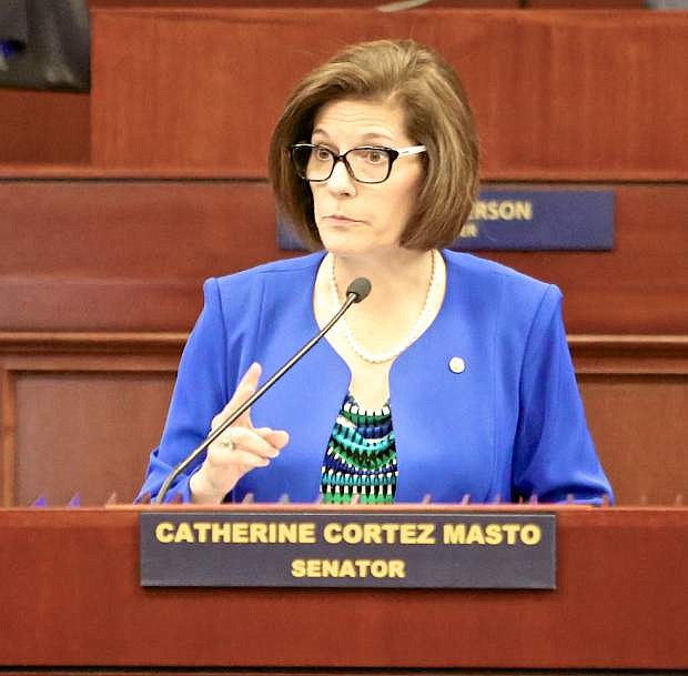 U.S. Sen. Catherine Cortez Masto.
