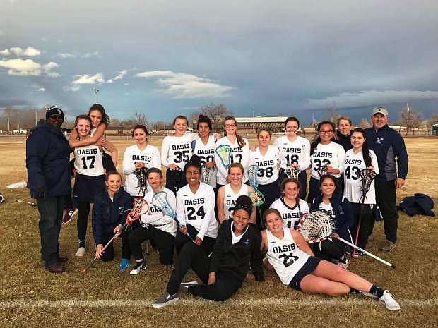 The Oasis Academy girls lacrosse team opened the season with four straight wins, including an overtime victory over Galena.