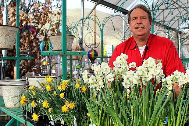 Greenhouse Garden Center owner David Ruf prepares for the coming planting season by acclimating his plants for your garden.