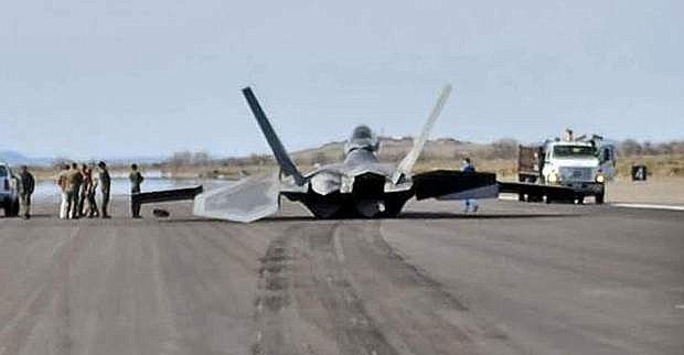 The U.S. Air Force is investigating the cause of a crash Friday involving an F-22A Raptor at Naval Air Station Fallon.