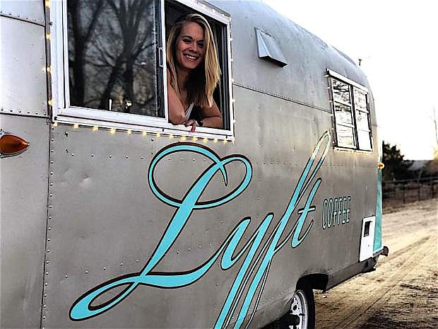 Local athlete Emmily Butz is serving coffee out of her dream mobile cafe, Lyft Coffee, and is promoting a pay-it-forward program to the community.