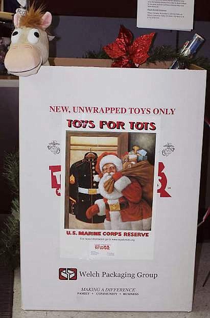 Toys for Tots boxes have been placed in the Fallon-Fernley area.
