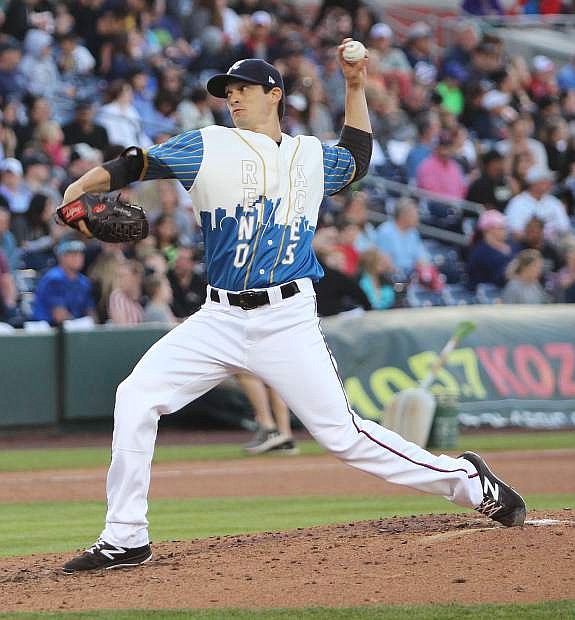 Anthony Vasquez was the starting pitcher for Reno on Wednesday.
