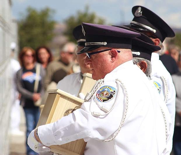 The Nevada Veterans Coalition is conducting a procession and interment at the Northern Nevada Veterans Memorial Cemetery for 10 servicemen whose remains were unclaimed.