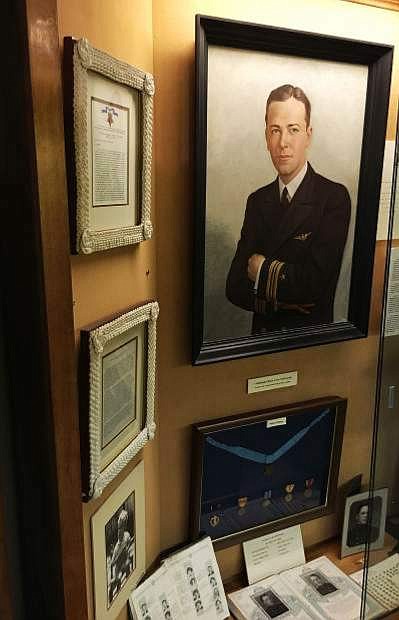The Churchill County Museum has an exhibit dedicated to Navy Lt. Cmdr. Bruce Van Voorhis.