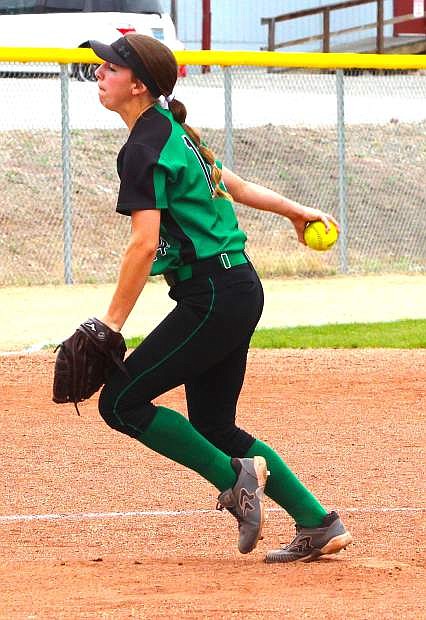 Hanna Hitchcock pitched Fallon to a doubleheader sweep against Dayton.