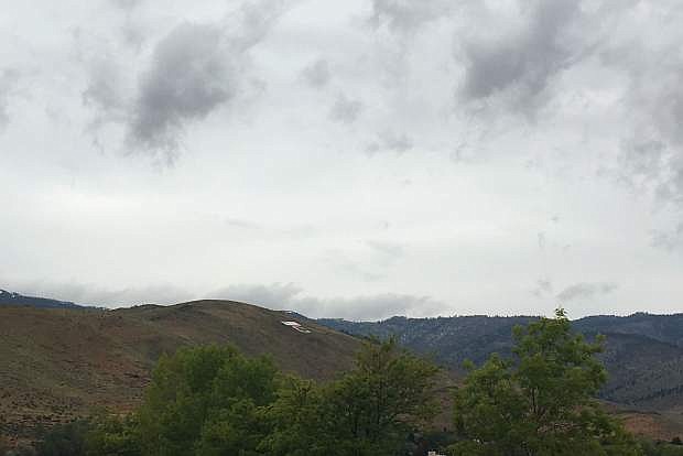 Cloudy conditions dominate Carson City on Wednesday afternoon.