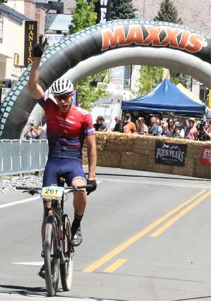 Daniel Munoz finished second during the Capital 50 Backcountry Ride on Saturday.