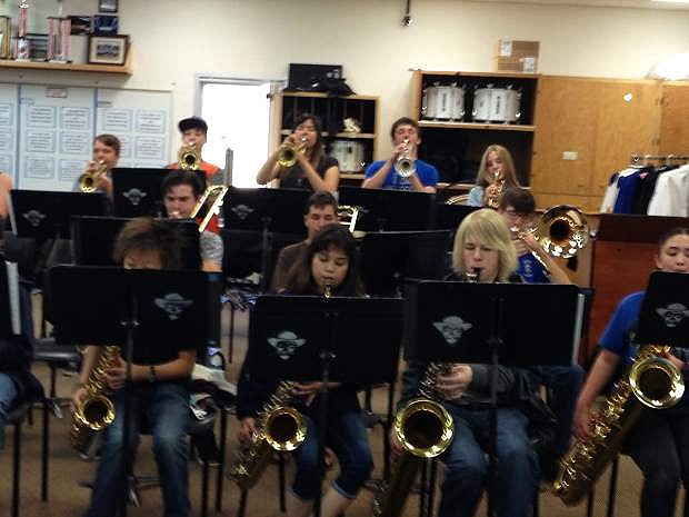 Middle and high school musicians play at the Mile High Jazz Camp last summer.
