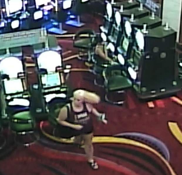 A suspect in a gaming ticket theft case.