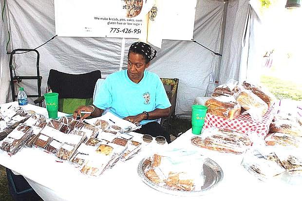 Tracy Lambson and her mother (Ethel Coleman, not pictured) of Fallon have been longtime vendors at many events.