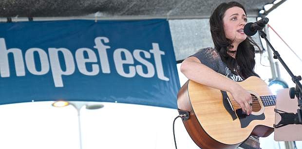 Carson City&#039;s Molly Seals performs at a past Hopefest at the Carson-Tahoe Regional Medical Center.