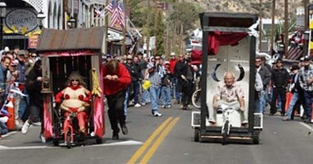 Virginia City outhouse racers