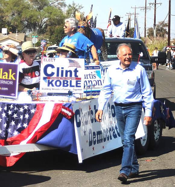 Clint Koble has been crisscrossing Nevada in his campaign for Congress.
