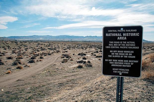 Settlers traveling west in the mid-19th century crossed Nevada in their wagons, leaving depressions in the soil. Those near Fernley, in the last seven miles of the Forty-Mile Desert, became known as the Fernley Swales and are still there.