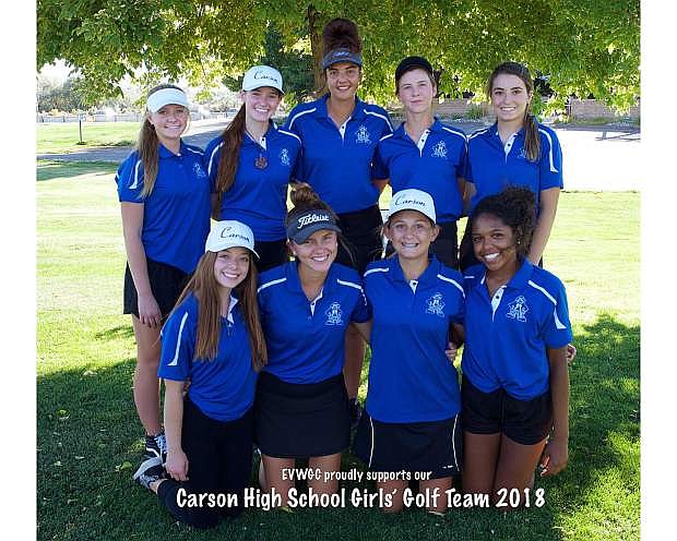 The Eagle Valley Women&#039;s Golf Club recently donated the proceeds from its Memorial Tournament, more than $600, to the Carson High School girls golf team. Since the inception of EVWGC in 1977, it has been a supporter of the girls team.