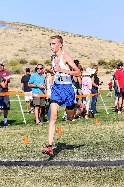 Carson Junior Zach Sever is the 2nd Senator finisher Friday at the Reed Invitational.