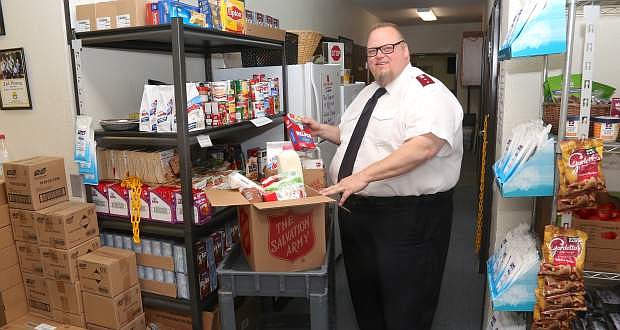 Capt. Mark Cyr and the Salvation Army will be busy during the holidays.