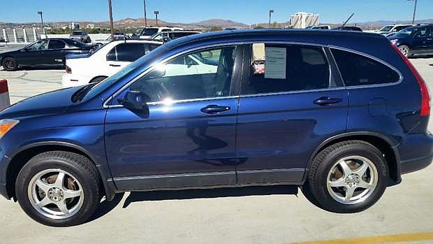 The 2008 Honda CR-V was stolen from downtown Carson City on Wednesday.