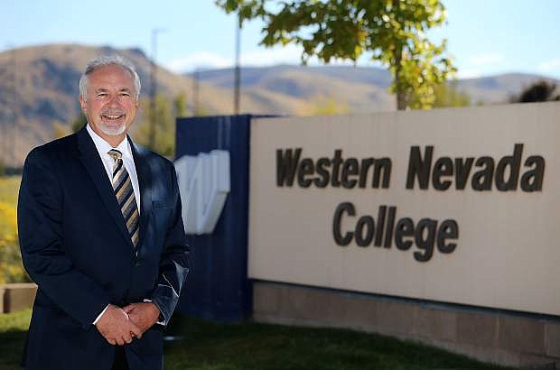 Mark Ghan, vice president of administrative and legal services, is Officer in Charge at Western Nevada College in Carson City, Nev., seen on Thursday, Sept. 28, 2017. Photo by Cathleen Allison/Nevada Momentum